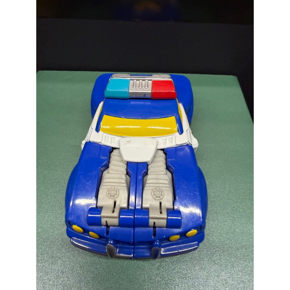 Transformers Rescue Bots Chase the Police-Bot Playskool Heroes Blue Police Car - Picture 2 of 5